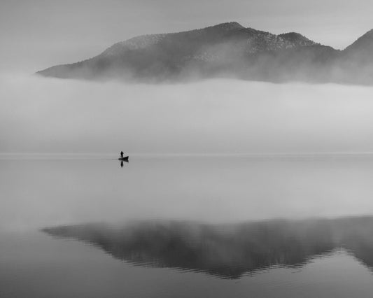 Misty Lake Serenity