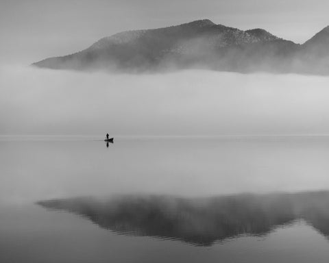 Misty Lake Serenity