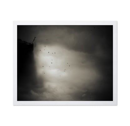 Birds in Dramatic Sky