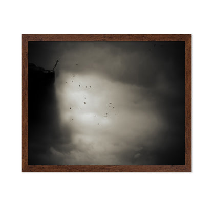 Birds in Dramatic Sky