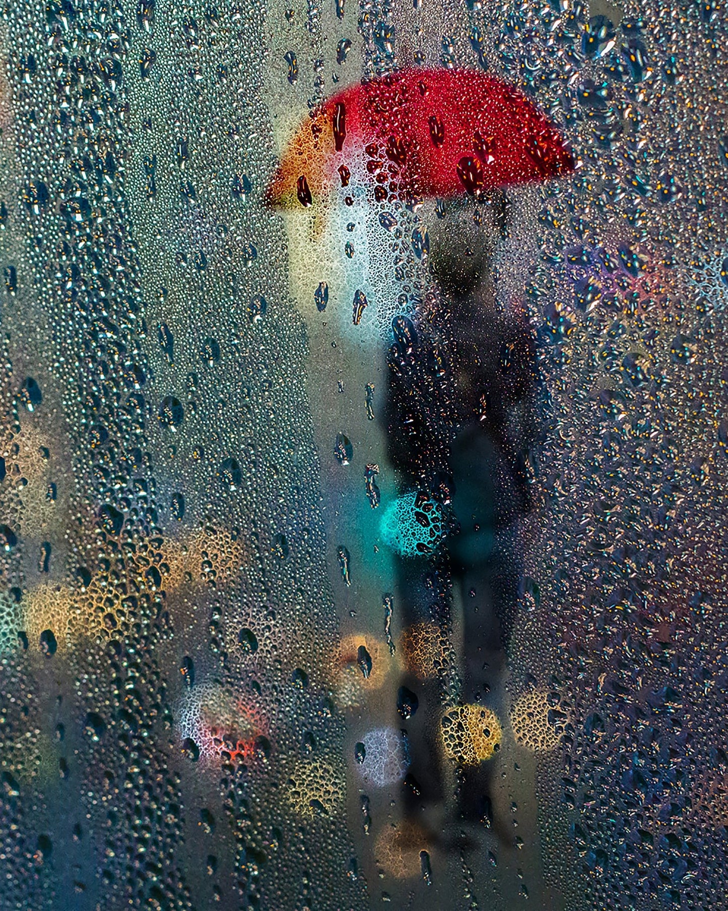 Red Umbrella Rain