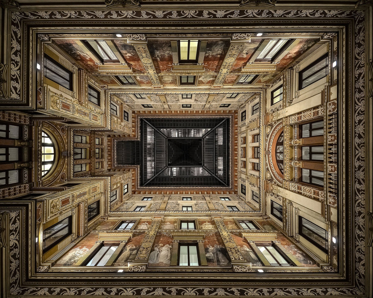Ornate Courtyard View