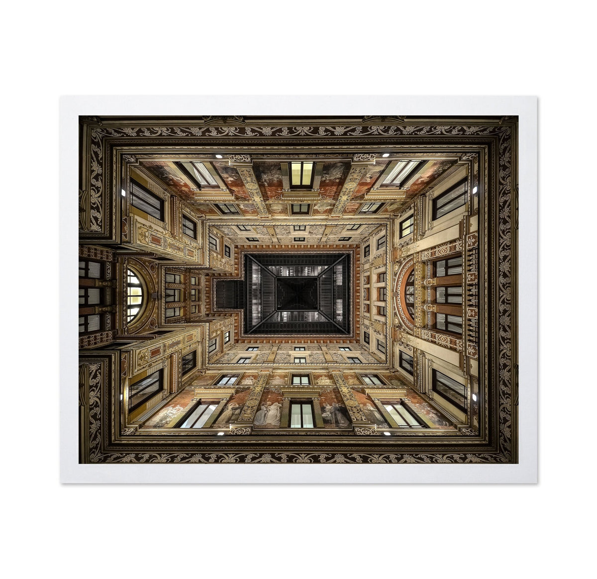 Ornate Courtyard View