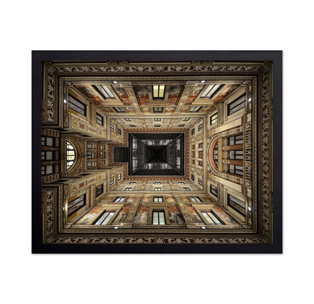 Ornate Courtyard View