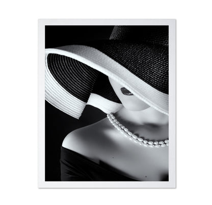 Elegant Hat Portrait No1
