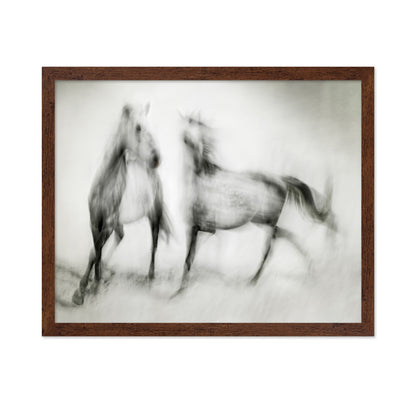 Blurred Horses Motion