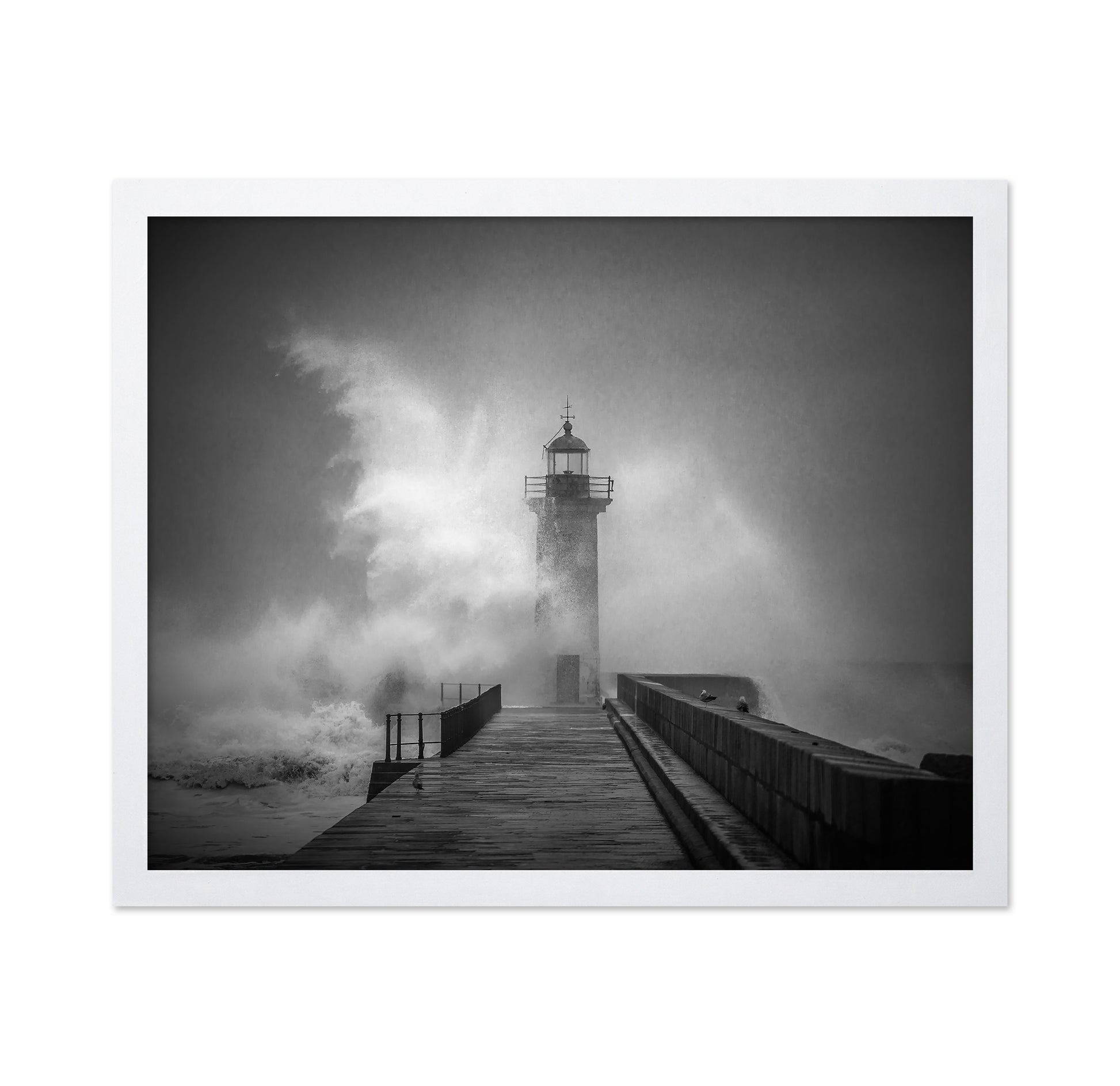 Storm Lighthouse Pier