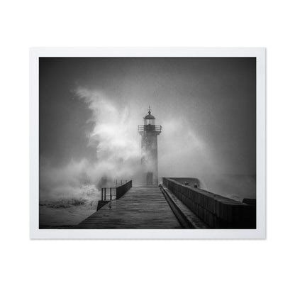 Storm Lighthouse Pier