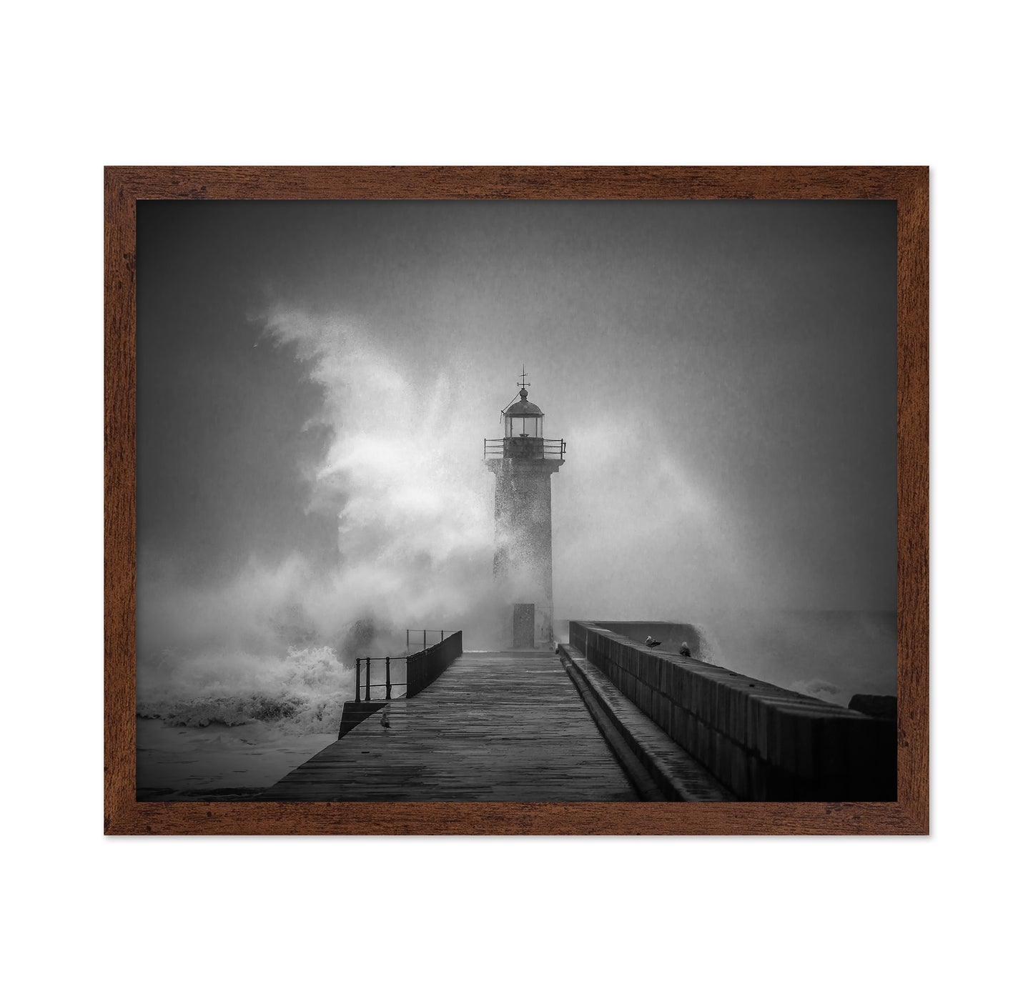 Storm Lighthouse Pier