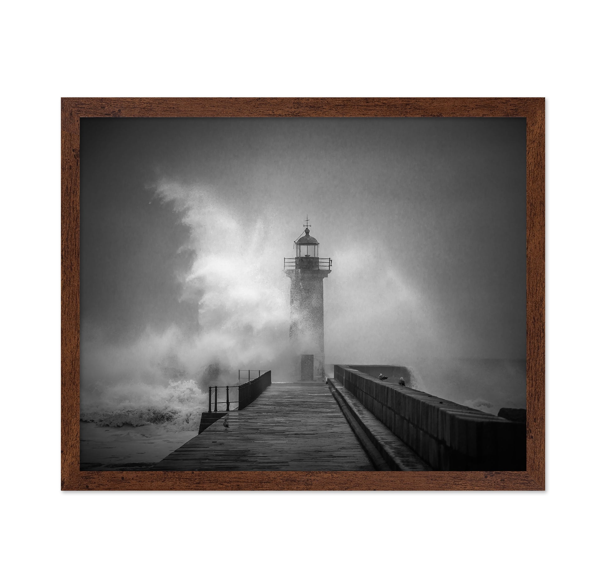 Storm Lighthouse Pier