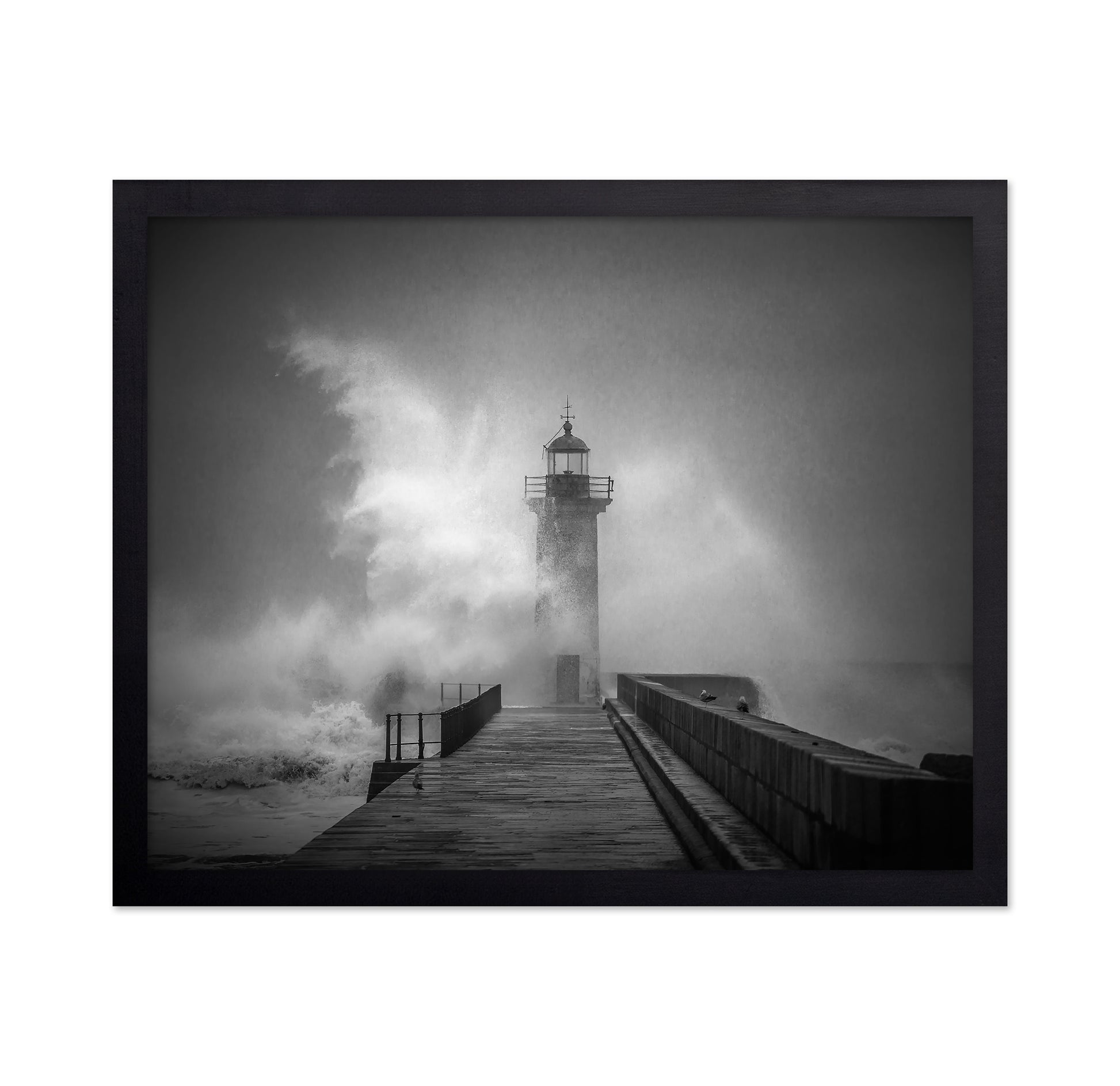 Storm Lighthouse Pier