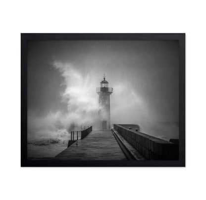 Storm Lighthouse Pier