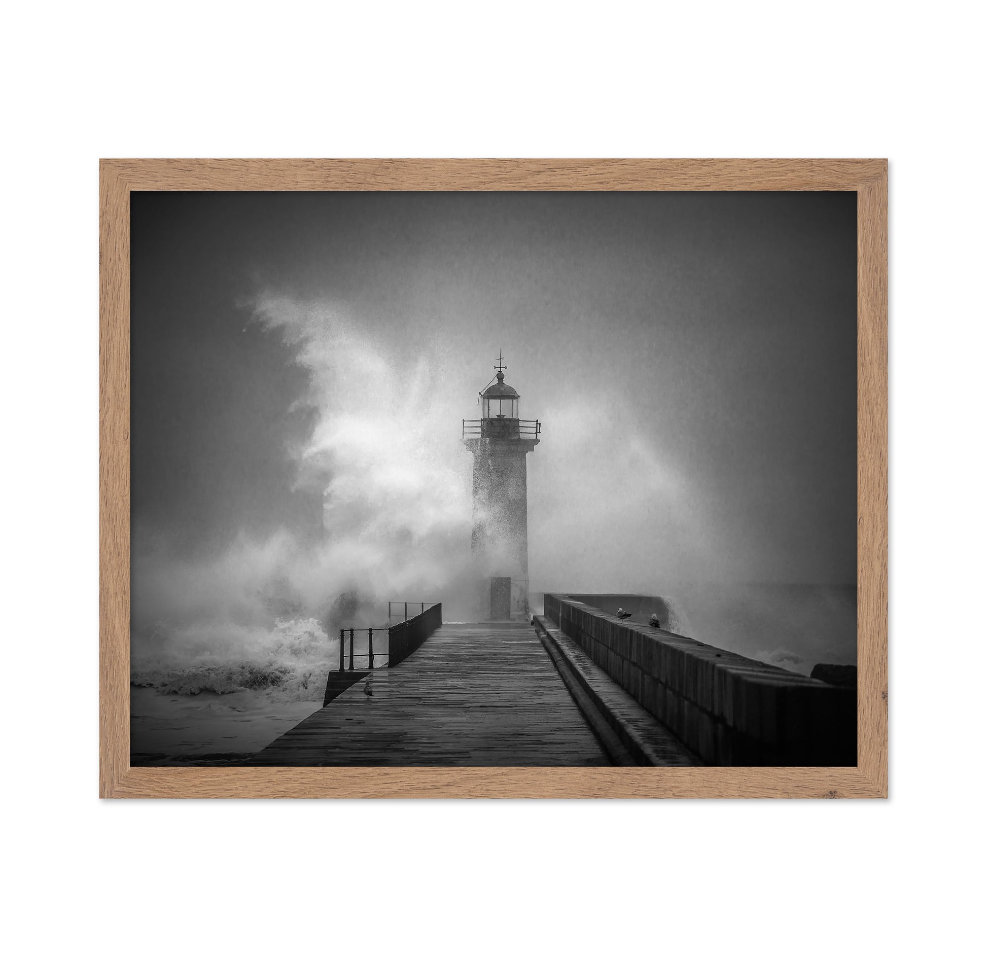 Storm Lighthouse Pier