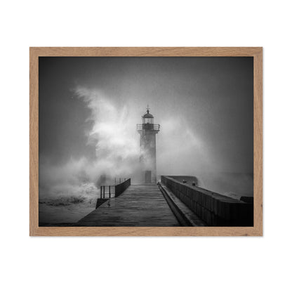 Storm Lighthouse Pier