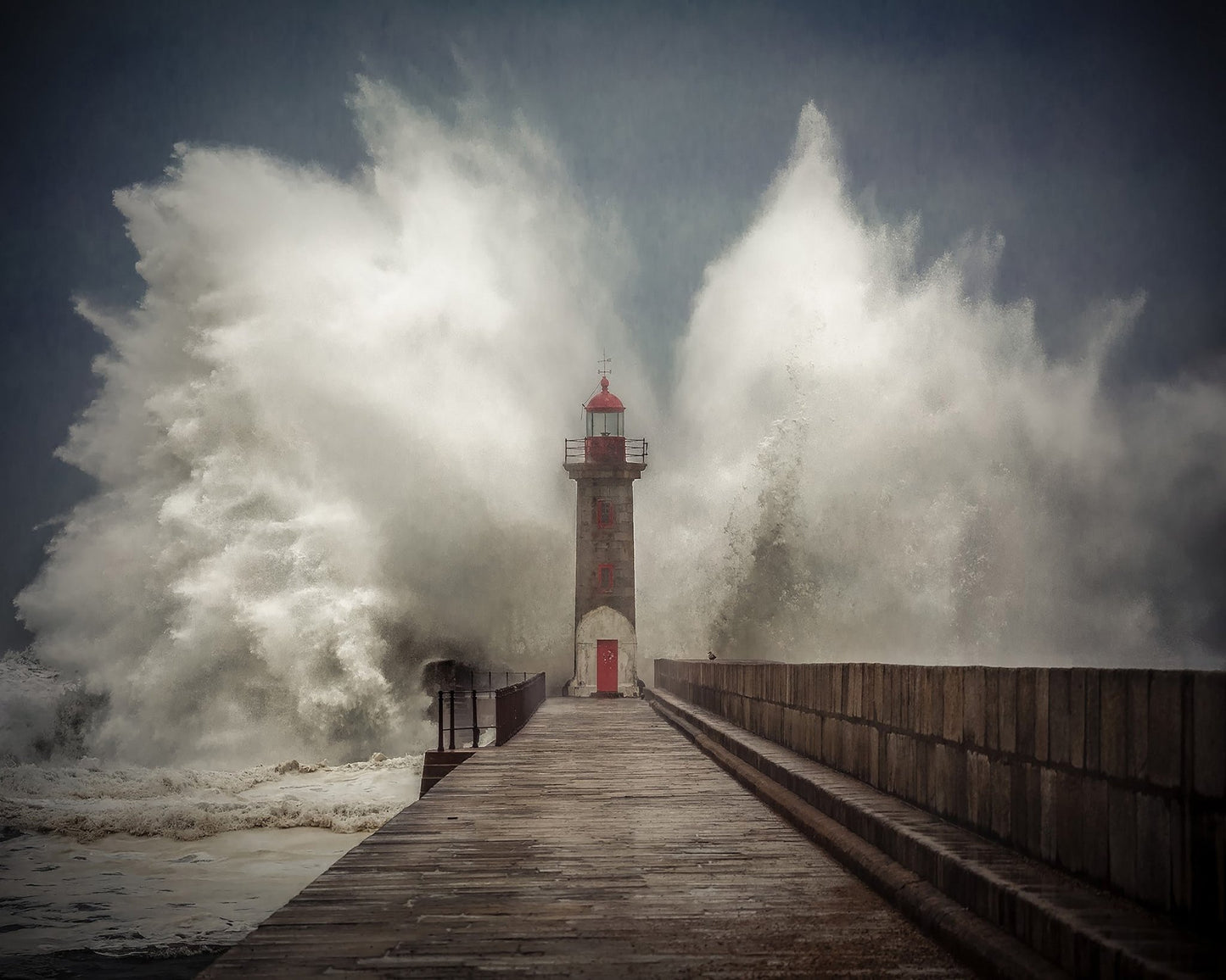 Lighthouse Wave Impact