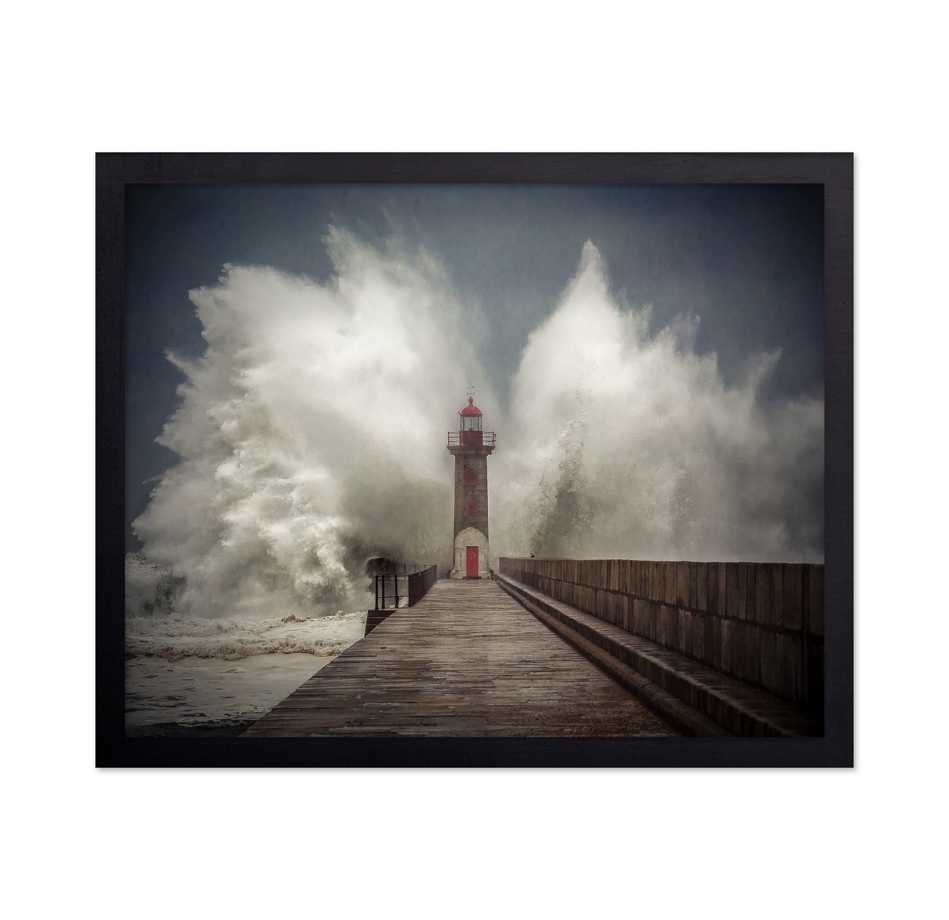Lighthouse Wave Impact