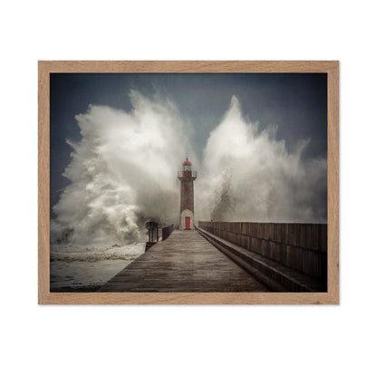 Lighthouse Wave Impact