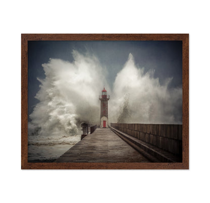 Lighthouse Wave Impact