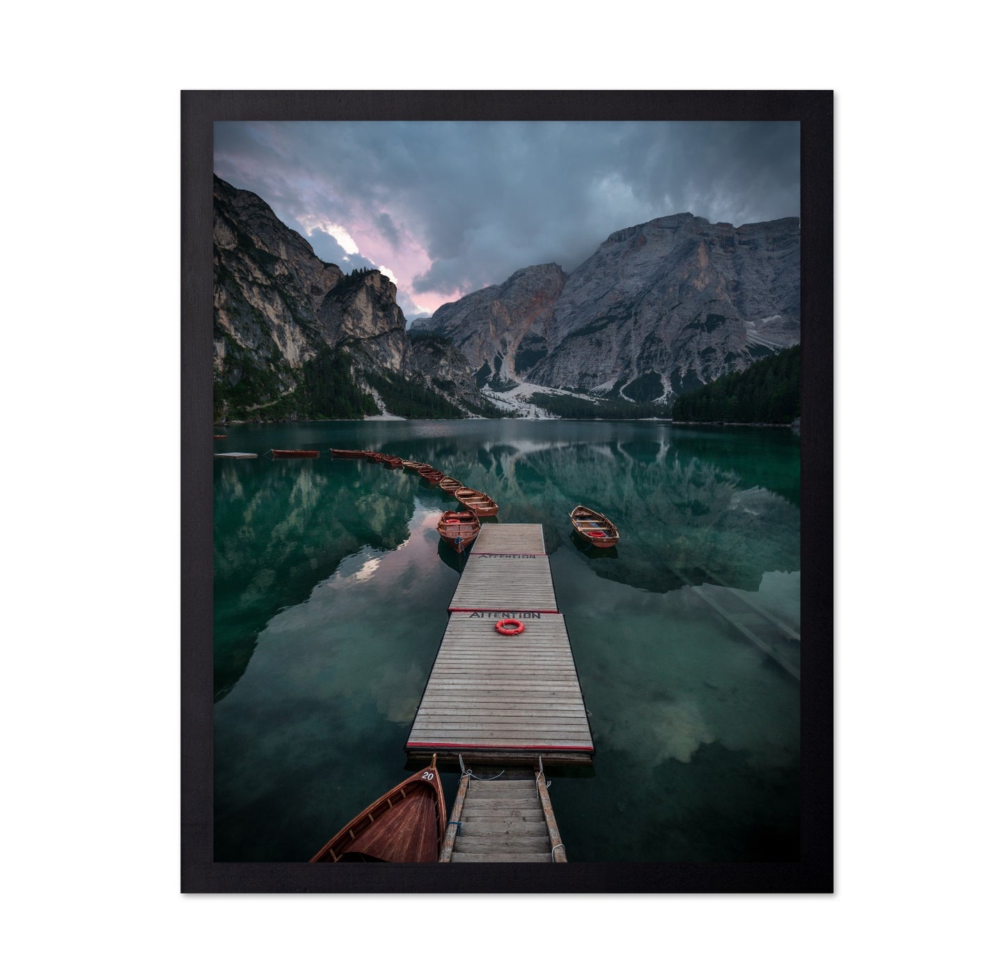 Lake Braies Boat Dock