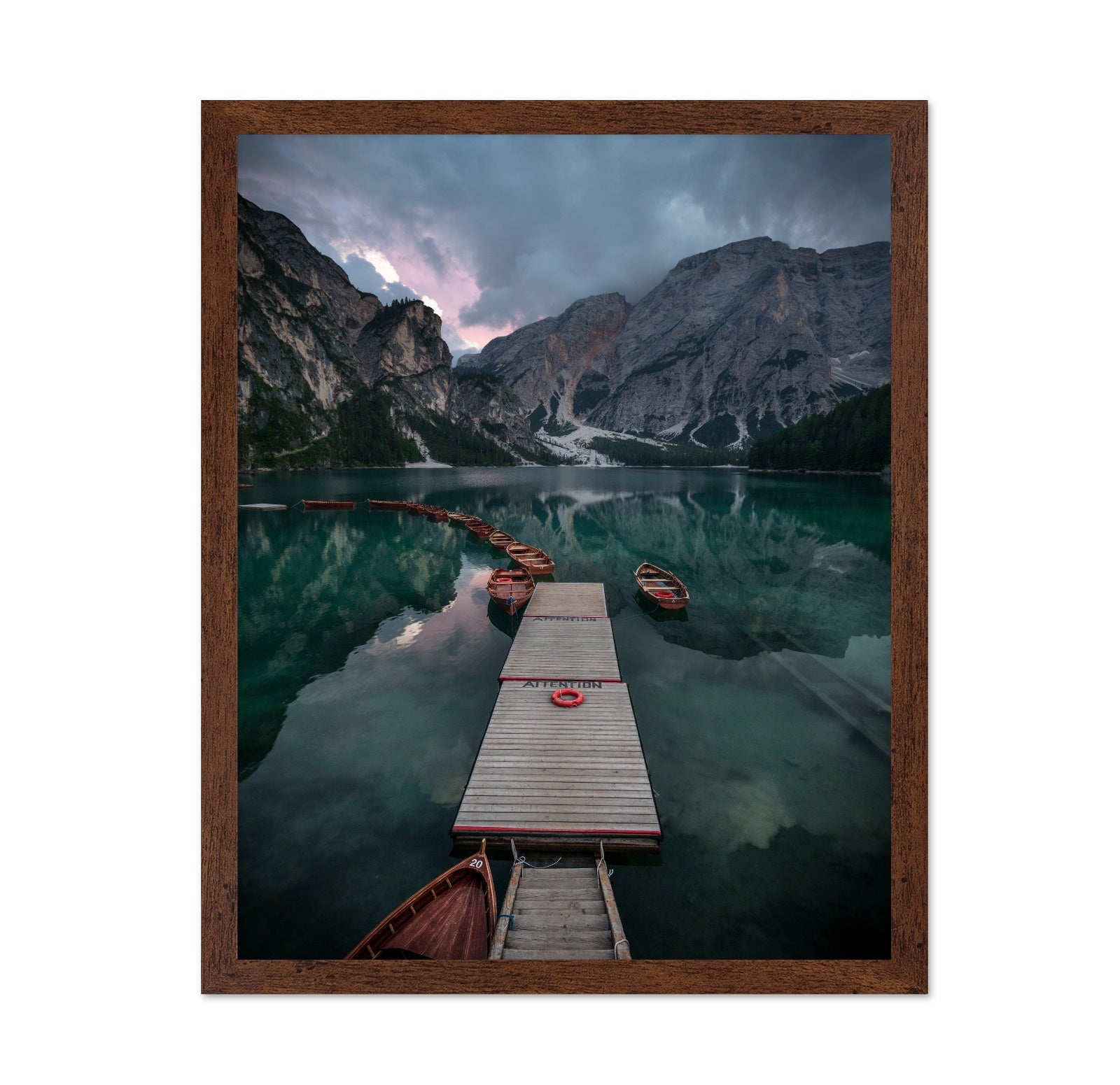Lake Braies Boat Dock