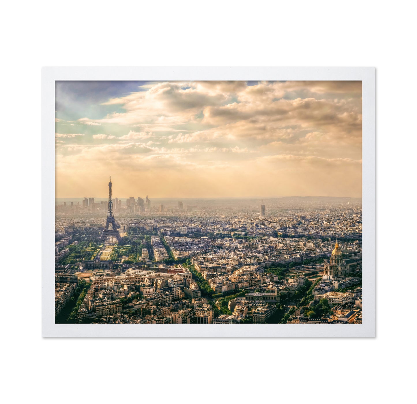 Paris Golden Skyline