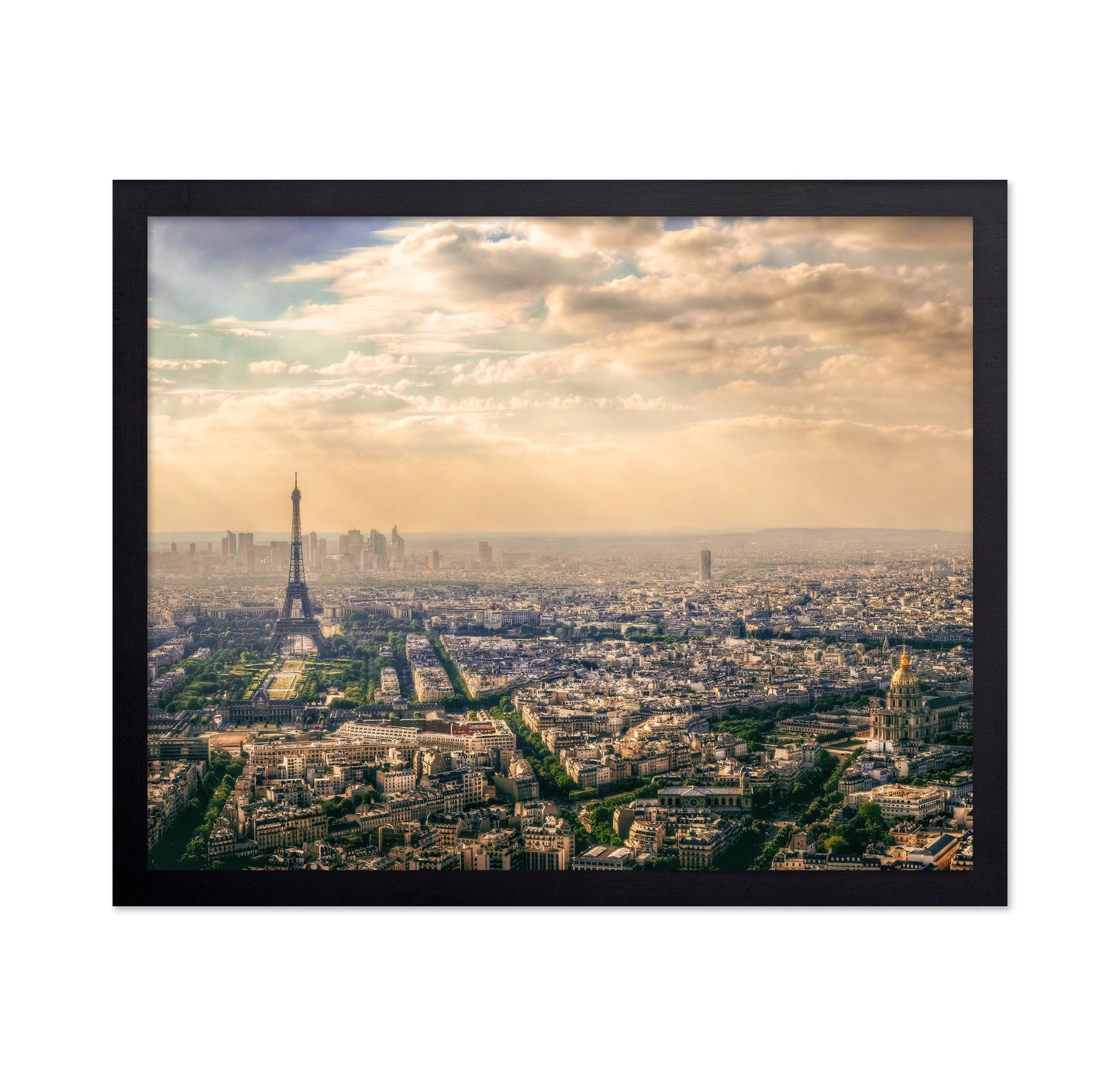Paris Golden Skyline