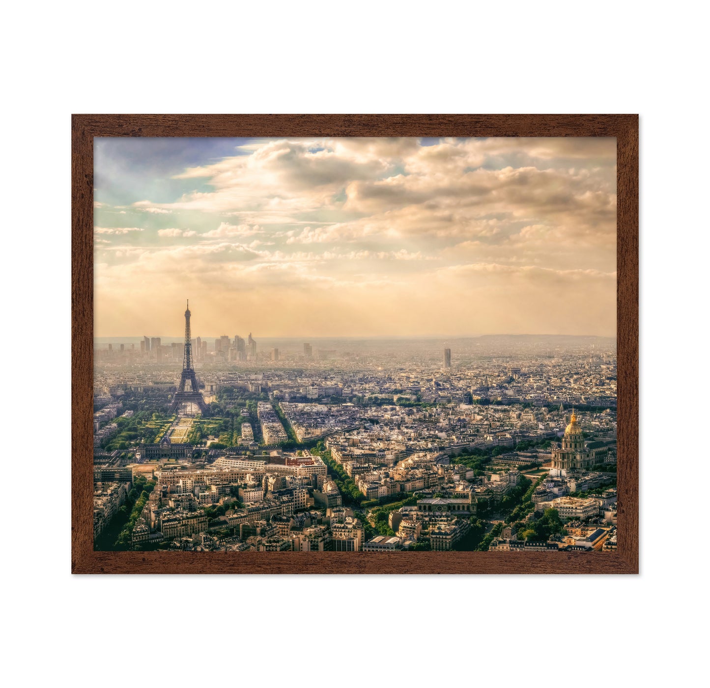 Paris Golden Skyline