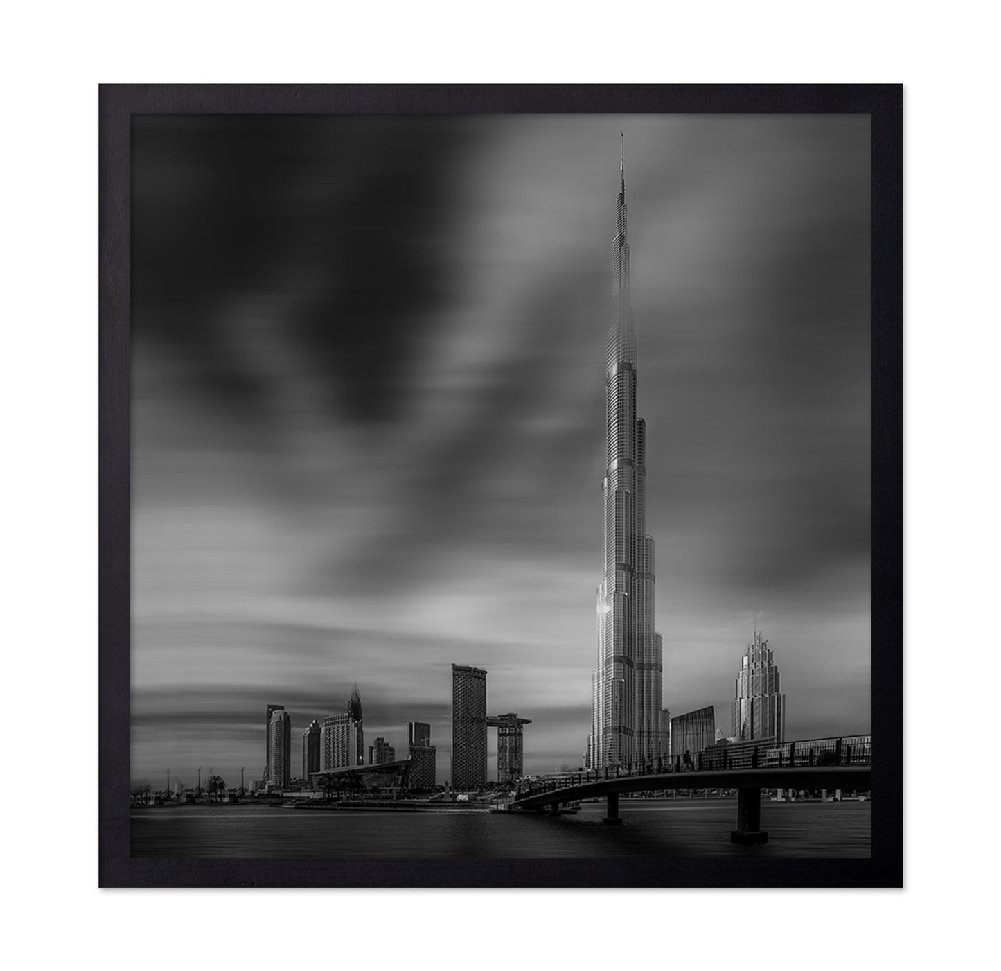 Dubai Skyline Noir