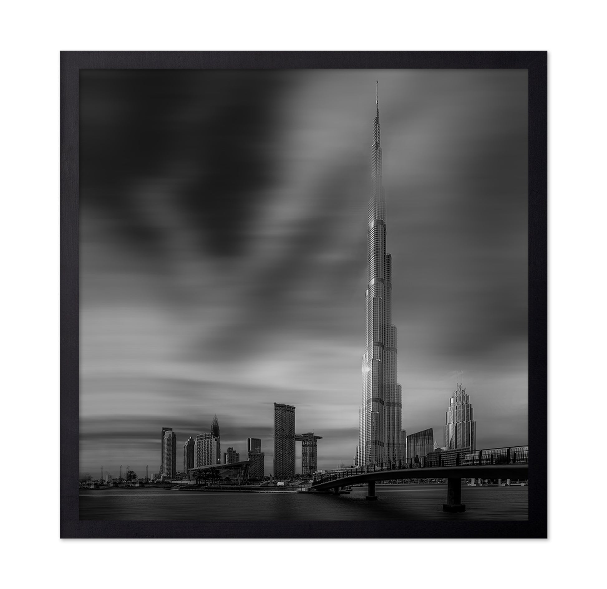 Dubai Skyline Noir