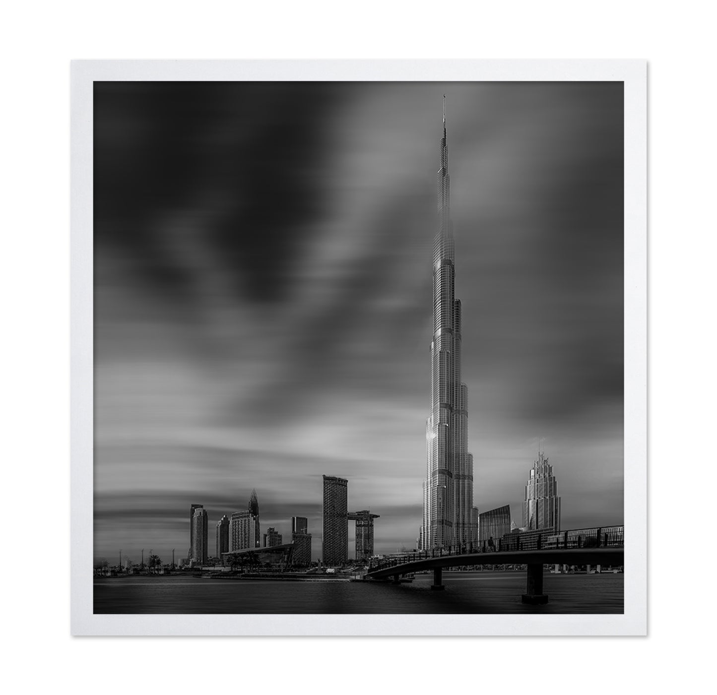 Dubai Skyline Noir
