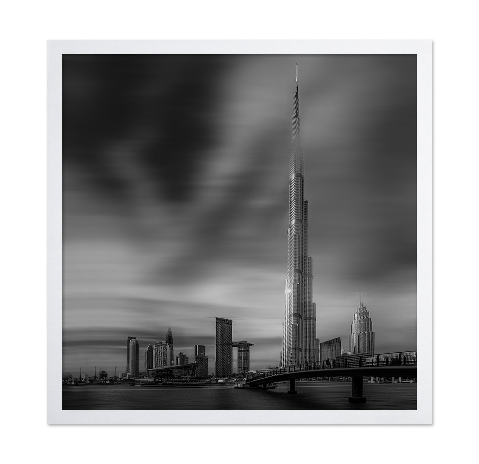 Dubai Skyline Noir