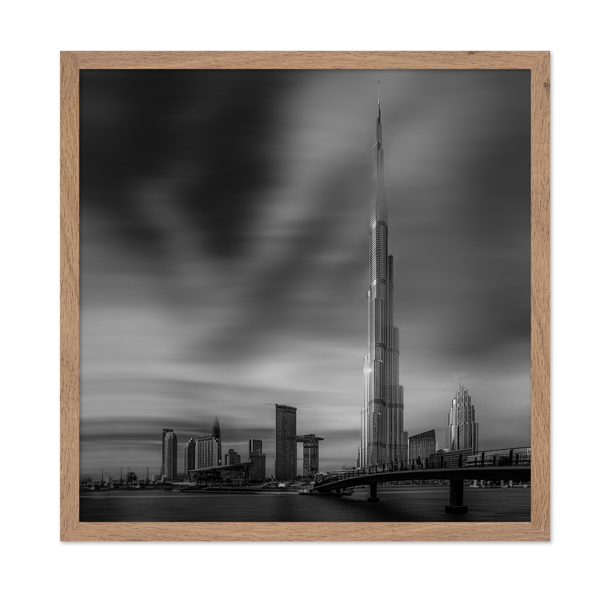 Dubai Skyline Noir