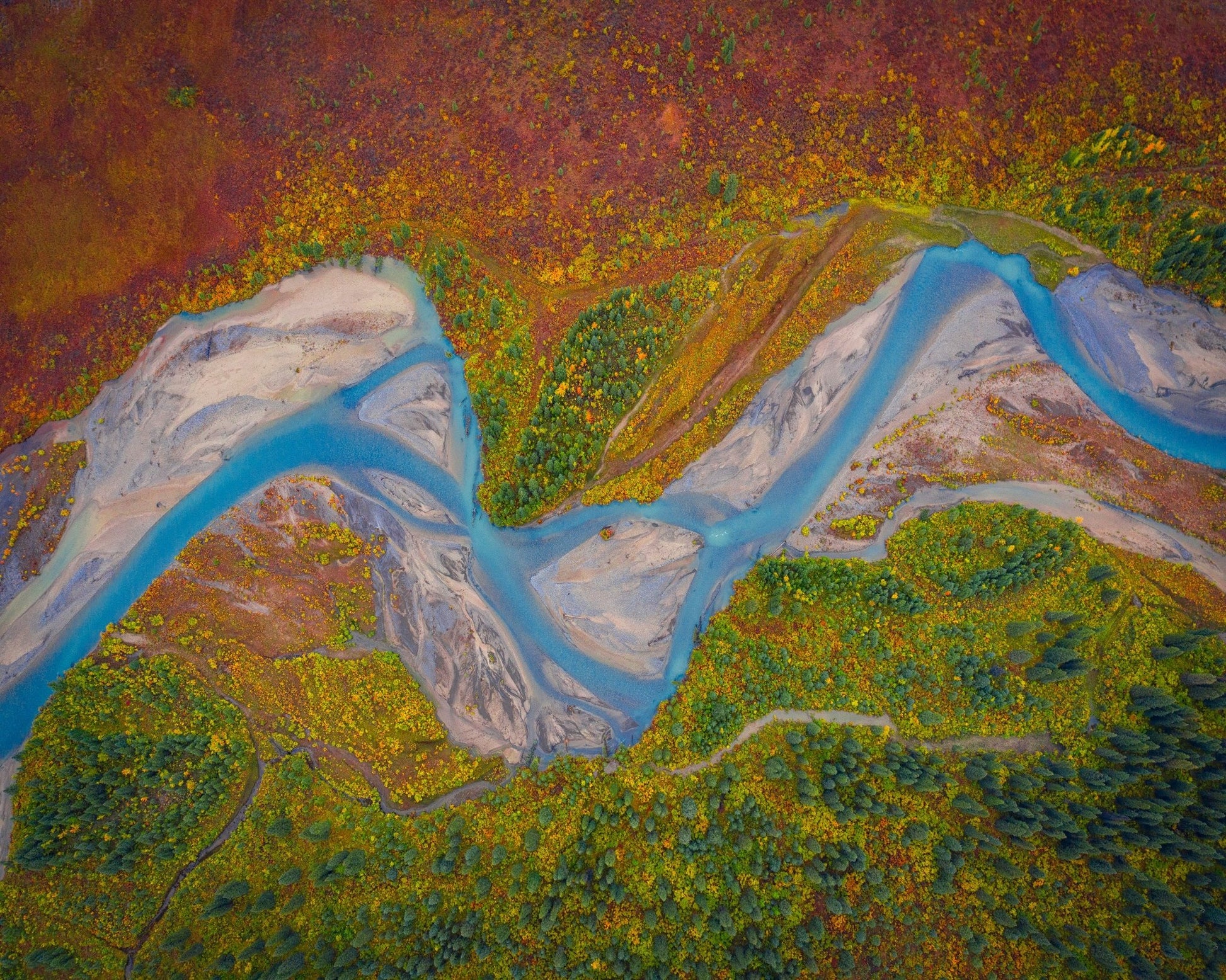 Autumn River Patterns
