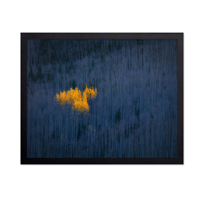 Golden Aspen Heart