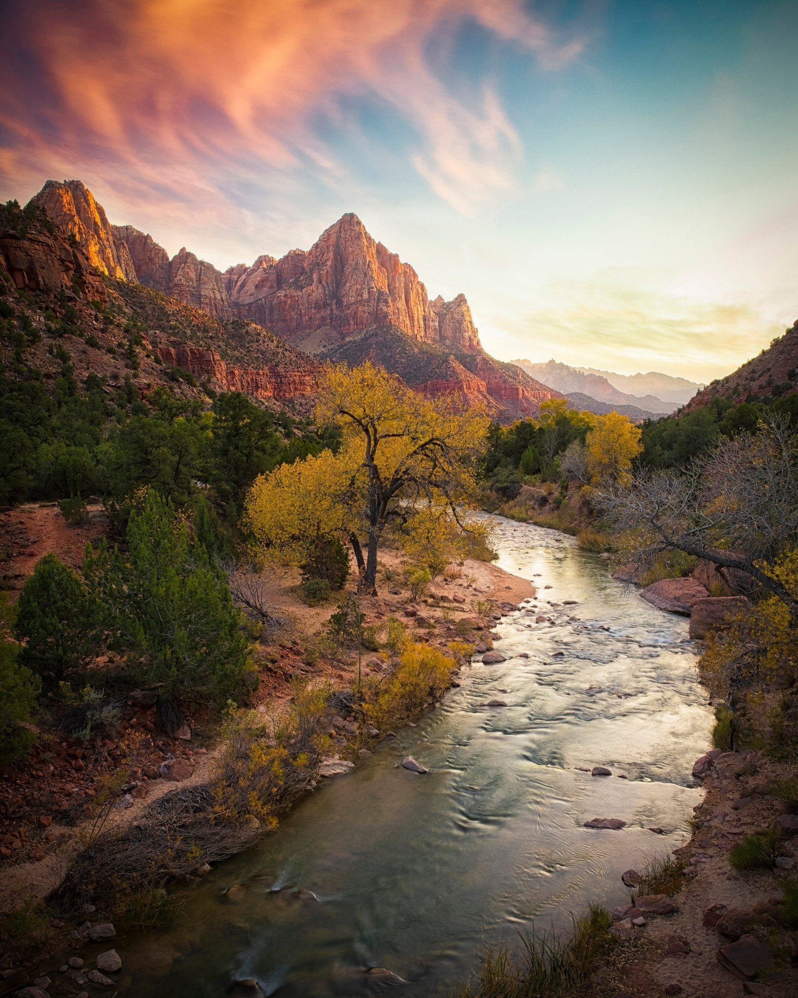Zion Canyon Sunset