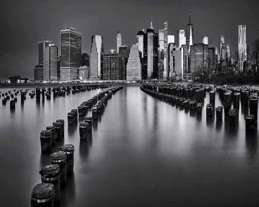 Manhattan Skyline Reflection