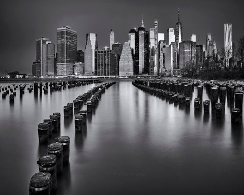 Manhattan Skyline Reflection