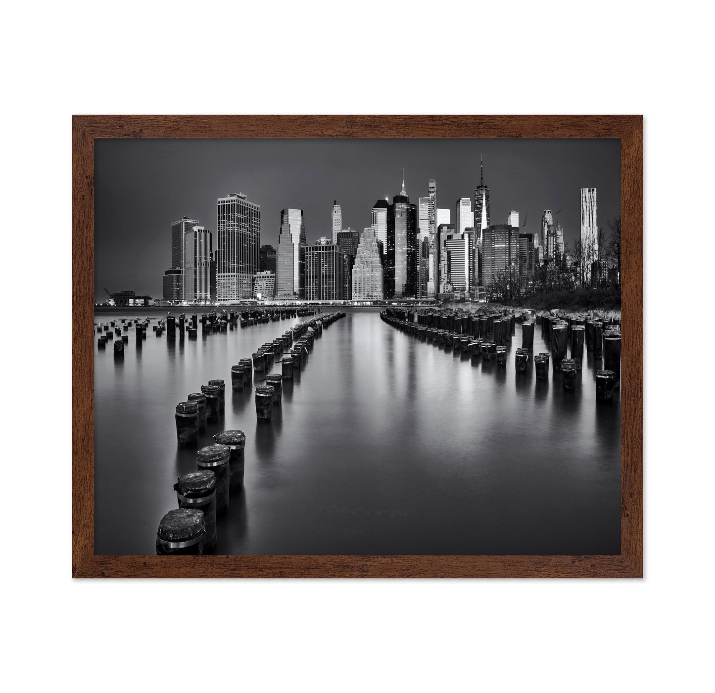 Manhattan Skyline Reflection