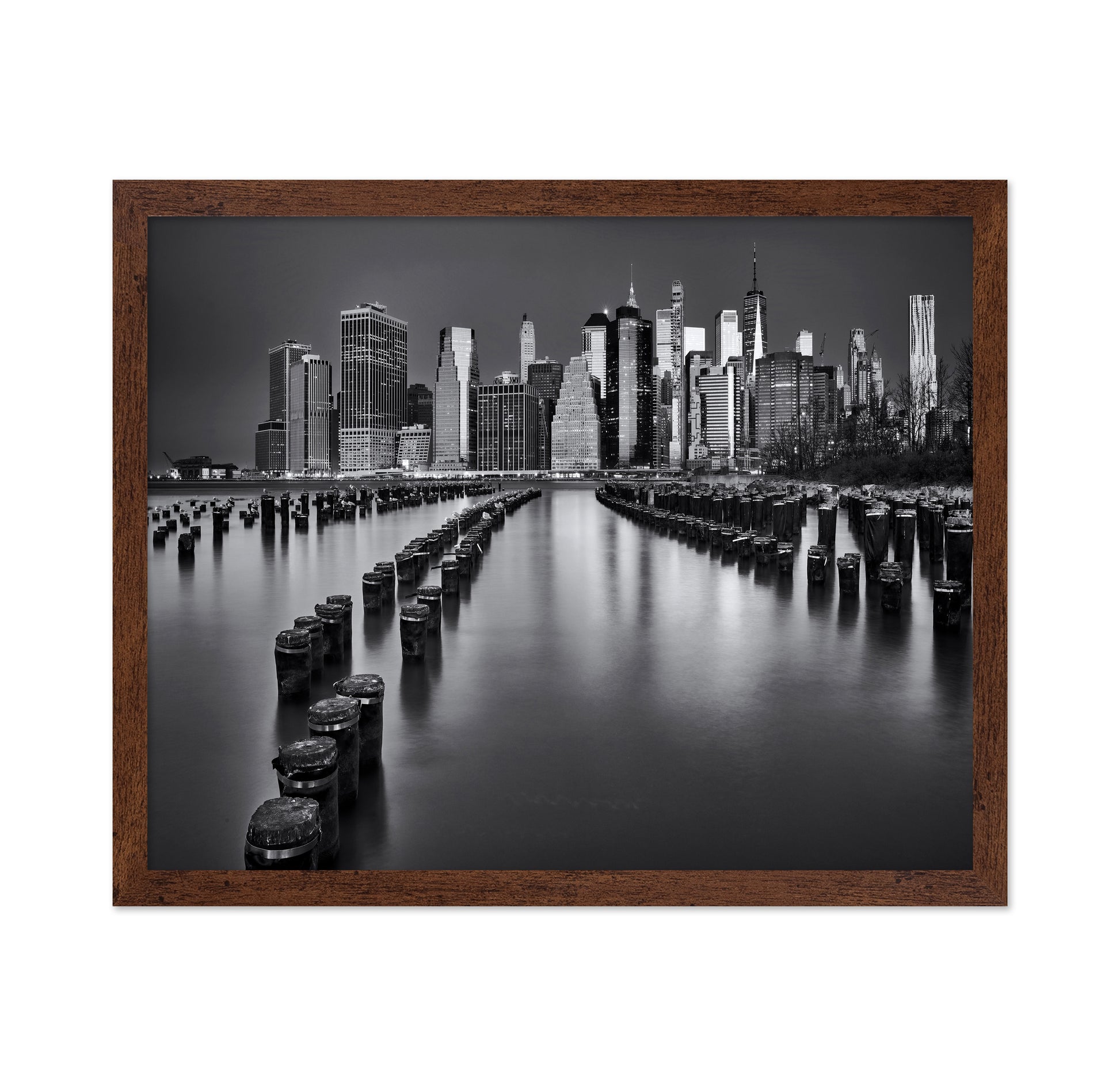 Manhattan Skyline Reflection