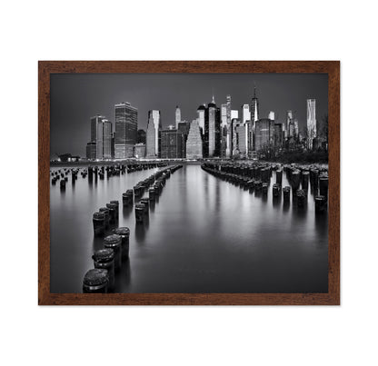 Manhattan Skyline Reflection