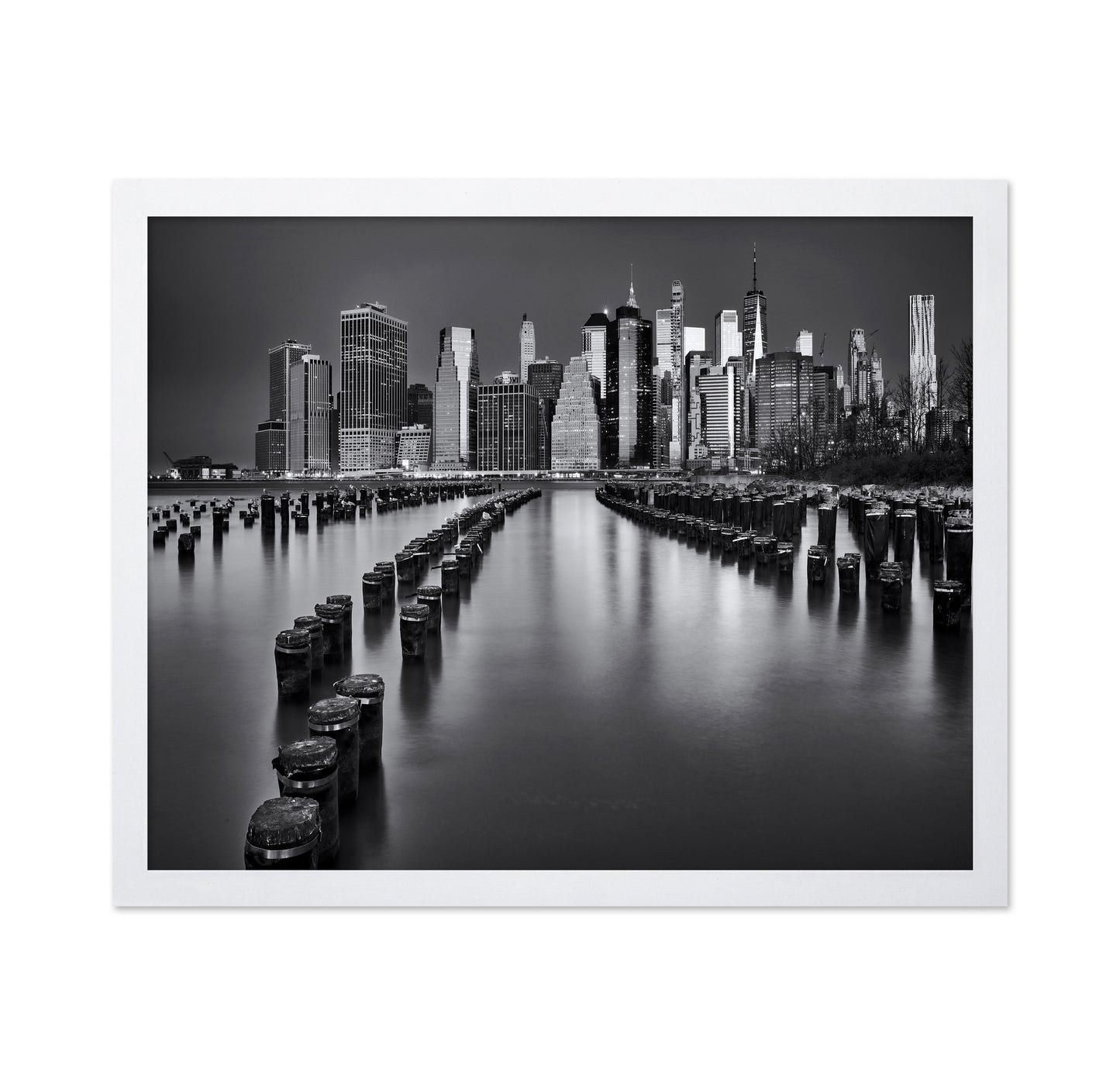 Manhattan Skyline Reflection