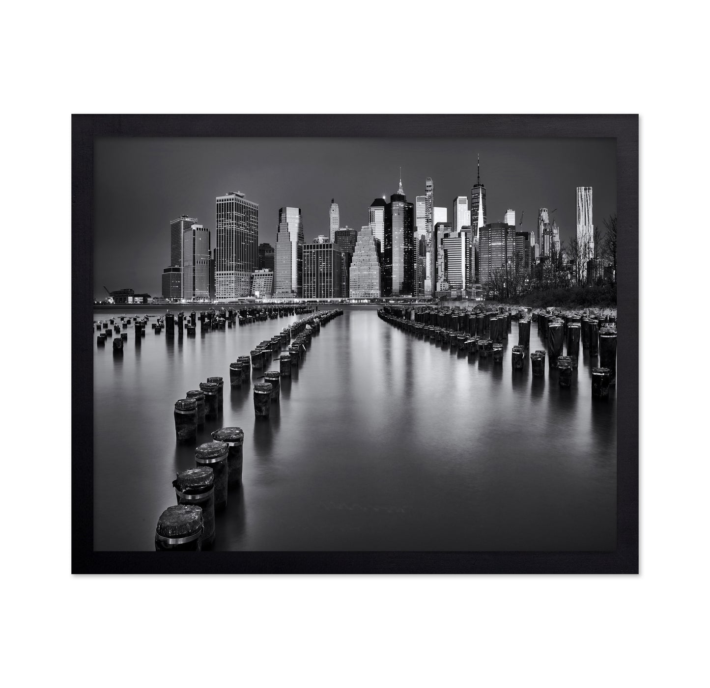 Manhattan Skyline Reflection
