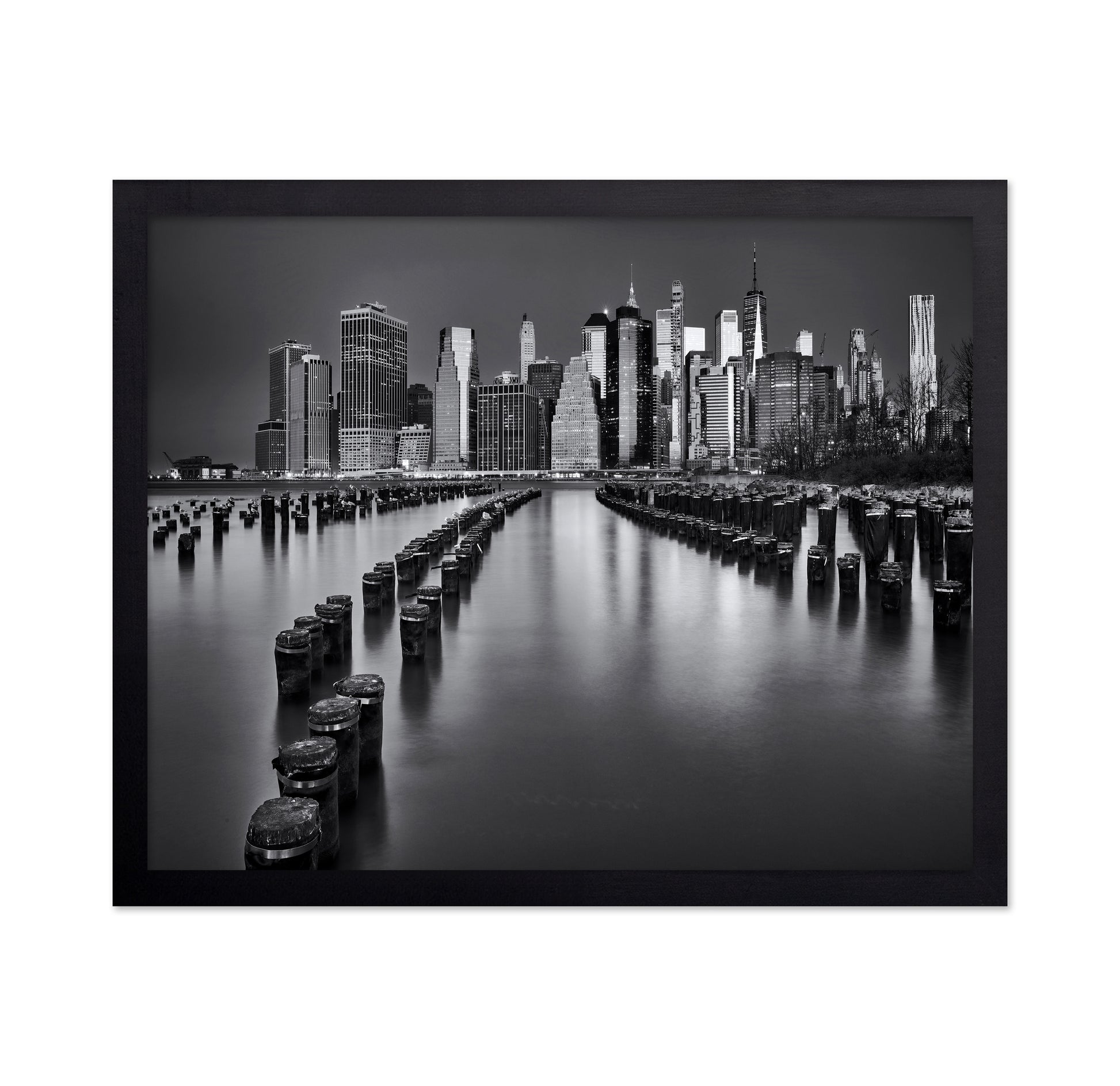 Manhattan Skyline Reflection