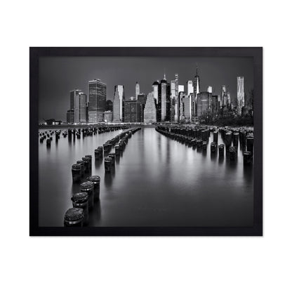 Manhattan Skyline Reflection
