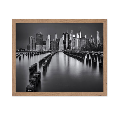 Manhattan Skyline Reflection