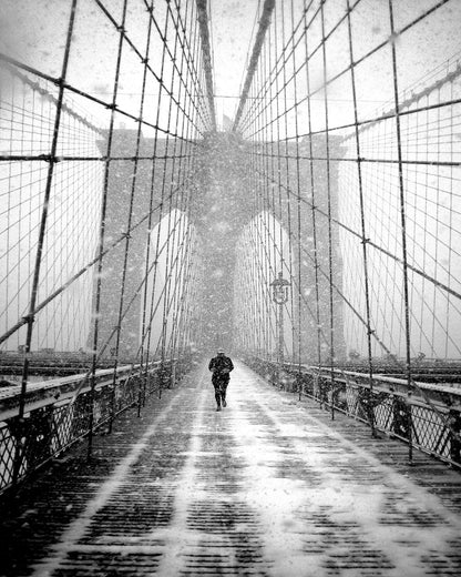 Brooklyn Bridge Blizzard Walk