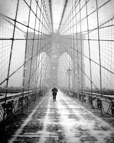 Brooklyn Bridge Blizzard Walk
