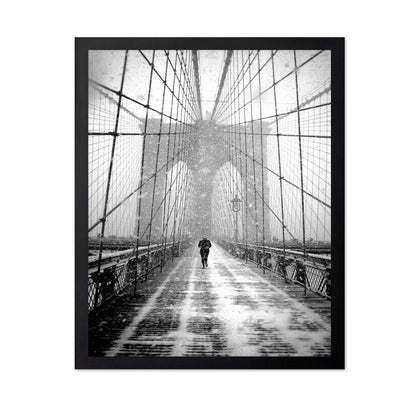Brooklyn Bridge Blizzard Walk