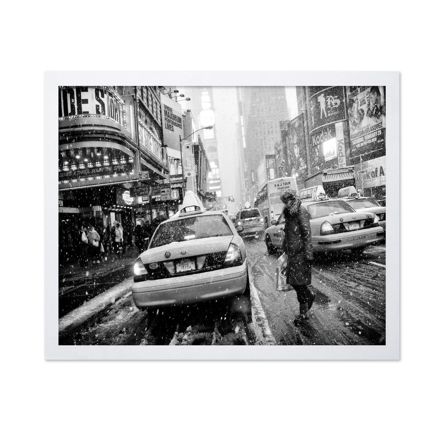 NYC Blizzard Street Scene