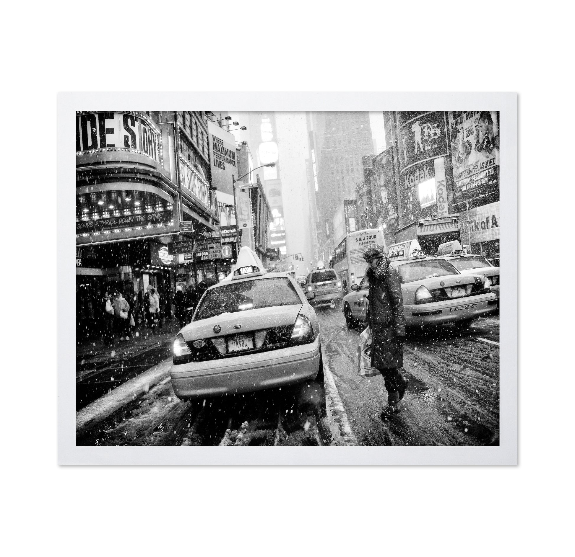 NYC Blizzard Street Scene